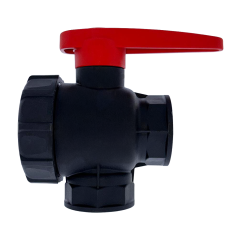 VALVULA ESFERA MANUAL 3 VIAS BSP FEMEA 2