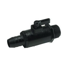 VALVULA ESFERA MANUAL MICRO EM PP 2 VIAS NPT MACHO 3/4