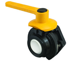 VALVULA ESFERA MANUAL DRY MATE EM PP CONECTOR MACHO DE BLOCO 3