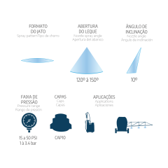 PONTA DE PULVERIZACAO MICRON DEFLEJET X 135 2.0