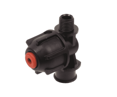 PORTA-BICO 01 SAIDA 1/4   NPT MACHO X FEMEA VITON 8 PSI