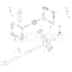 COLETOR DE ENTRADA E SAIDA PARA BOMBAS ZETA 170/200