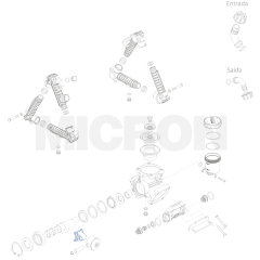 CONECTOR DO PISTAO PARA BOMBAS ZETA E DELTA