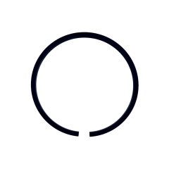 ANEL DE RETENCAO DO PISTAO EM ACO D75 PARA BOMBAS ZETA 120/140/170/230